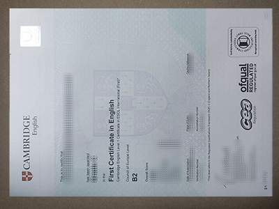 Cambridge English Level 1 certificate