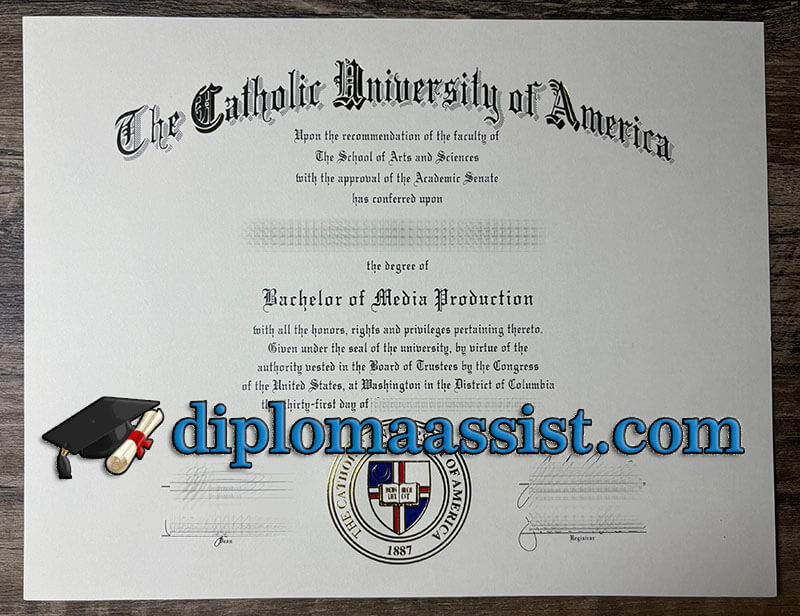 buy Catholic University of America diploma