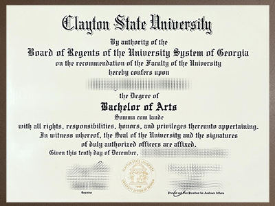 get a Clayton State University diploma