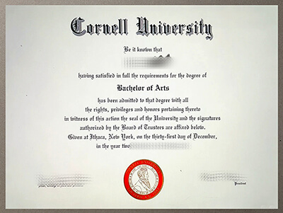 Buy Cornell University diploma online