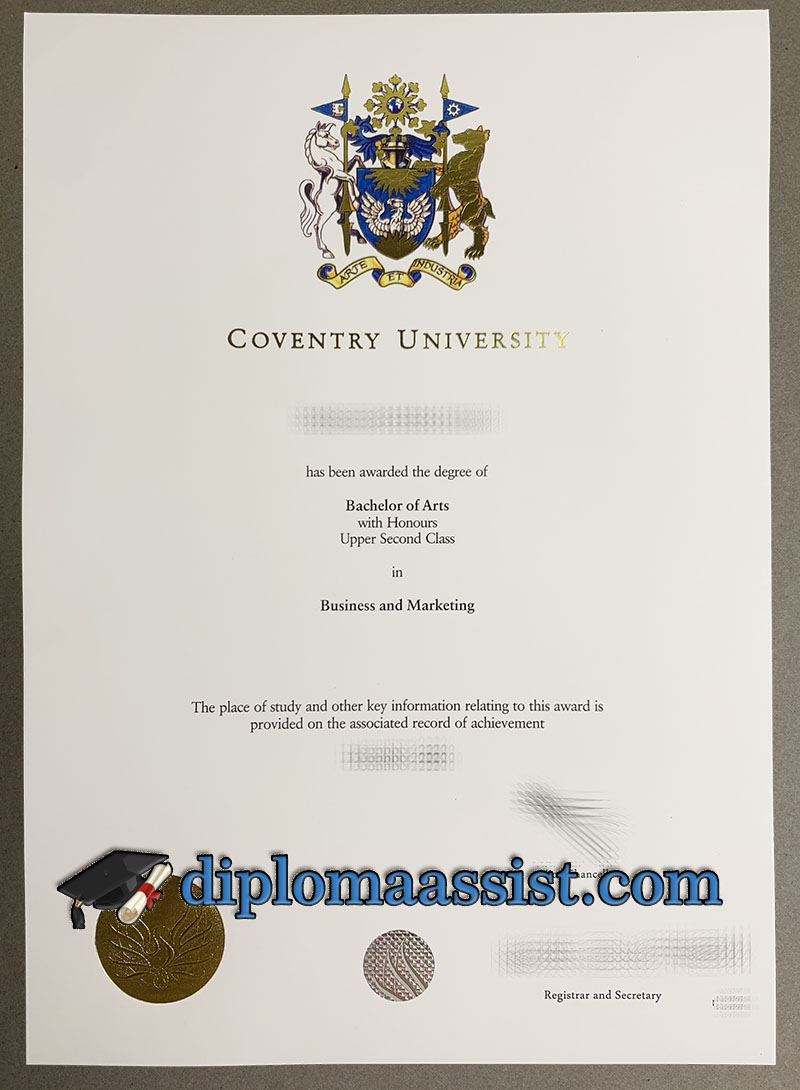 Where to get Coventry University diploma?
