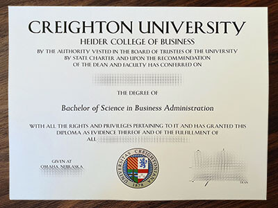 buy Creighton University degree