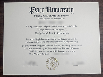 make Dyson College of Arts and Sciences diploma