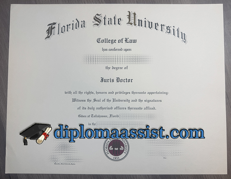 order Florida State University diploma