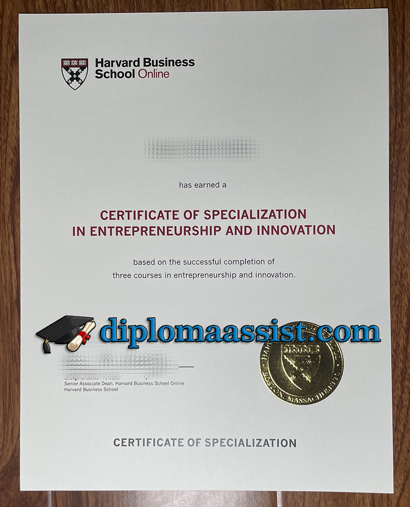 Harvard Business School Online Certificate