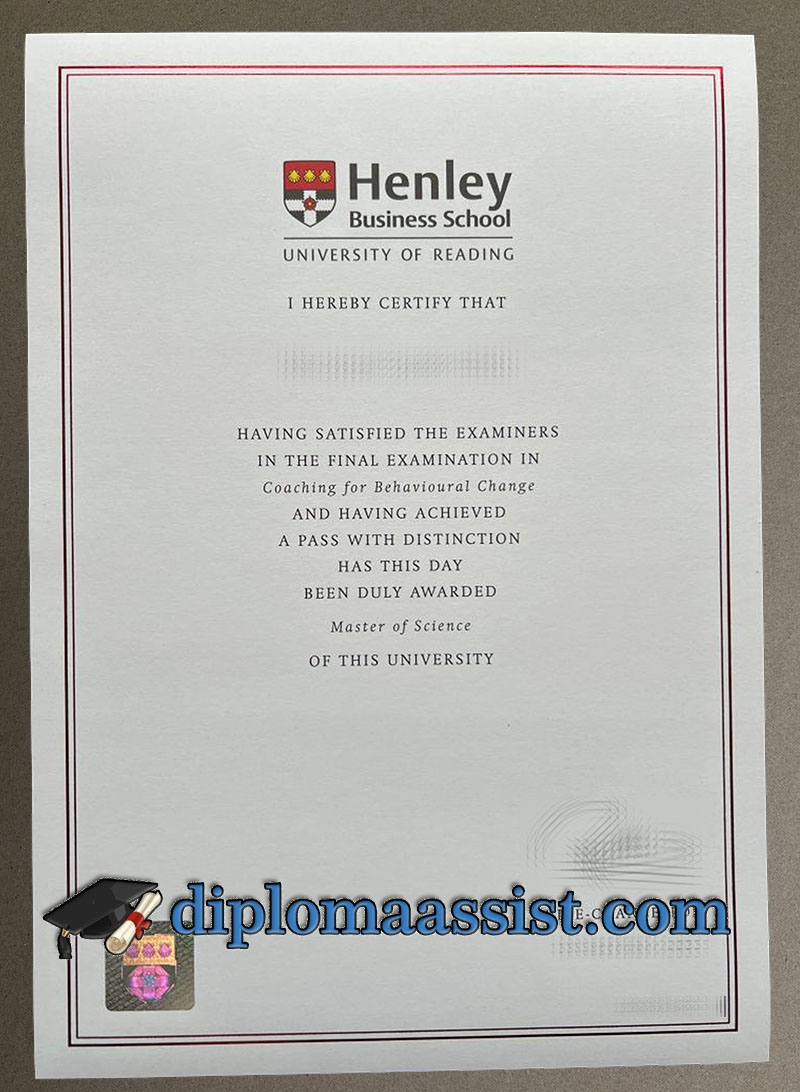Buy Henley Business School diploma