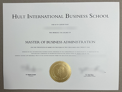 Hult Business School diploma