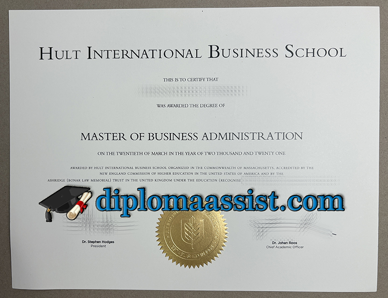 Hult International Business School diploma