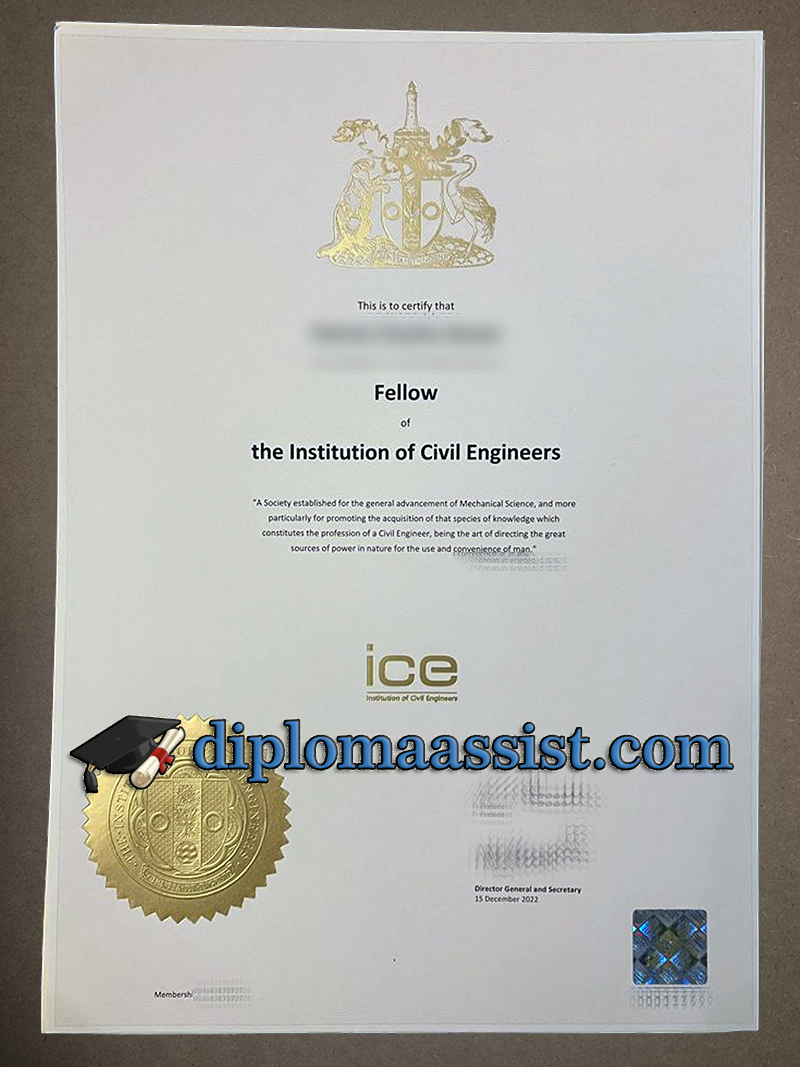 Institution of Civil Engineers Certificate