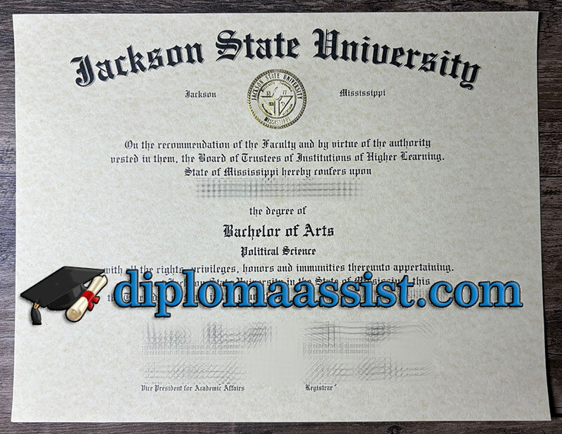 Buy Jackson State University diploma