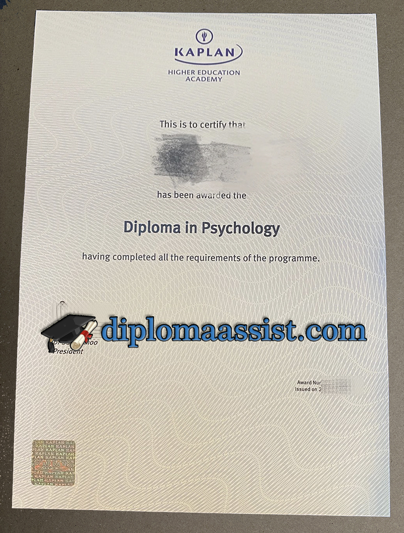 KAPLAN Higher Education Academy diploma