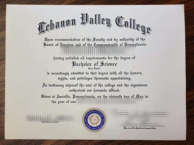 fake Lebanon Valley College diploma