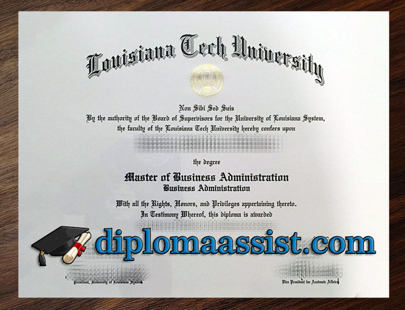 order Louisiana Tech University diploma