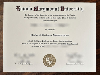 buy Loyola Marymount University diplooma