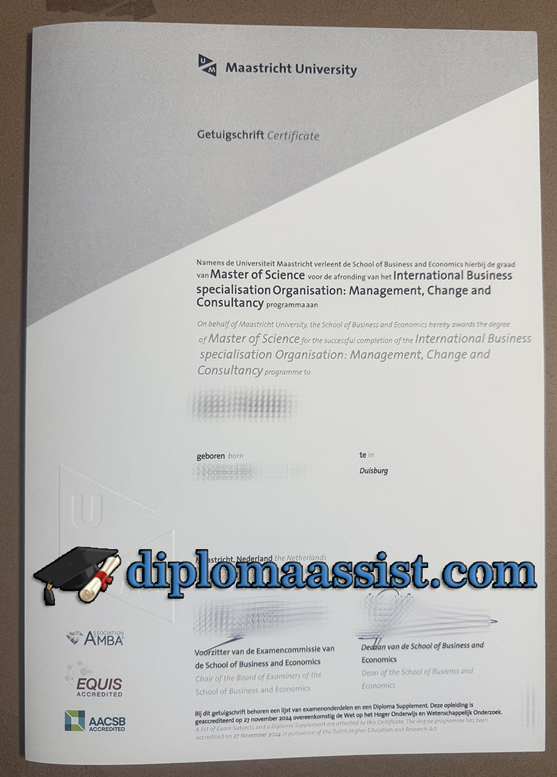 Where to Order Maastricht University Getuigschrift?