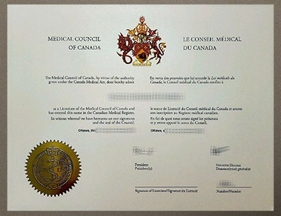 Medical Council of Canada certificates