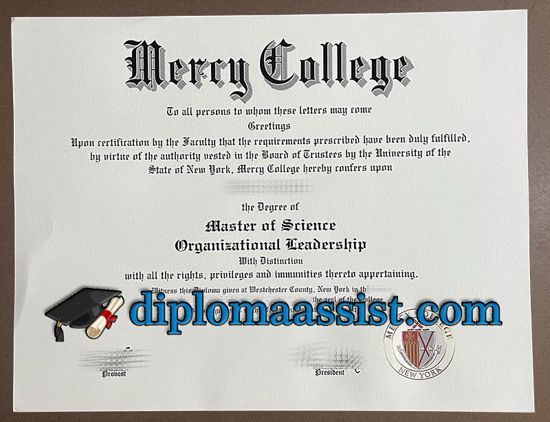 get Mercy College diploma