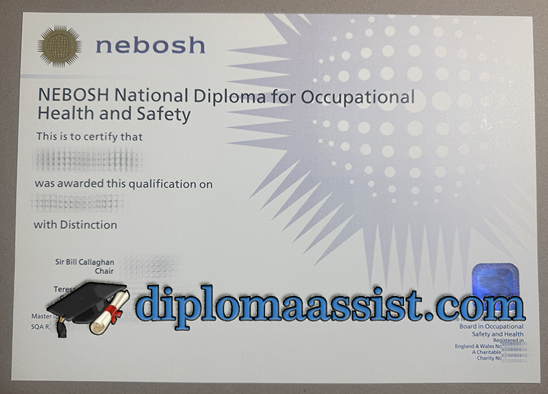 Order Nebosh Diploma, get Nebosh certificate online