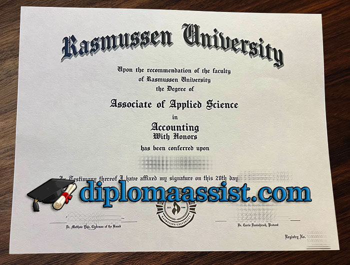buy Rasmussen University diploma