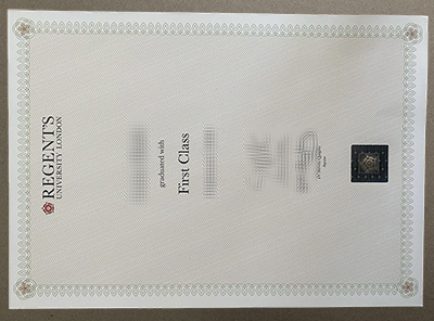 order Regent's University London diploma