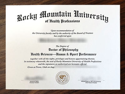 order Rocky Mountain University diploma