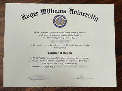 order Roger Williams University diploma
