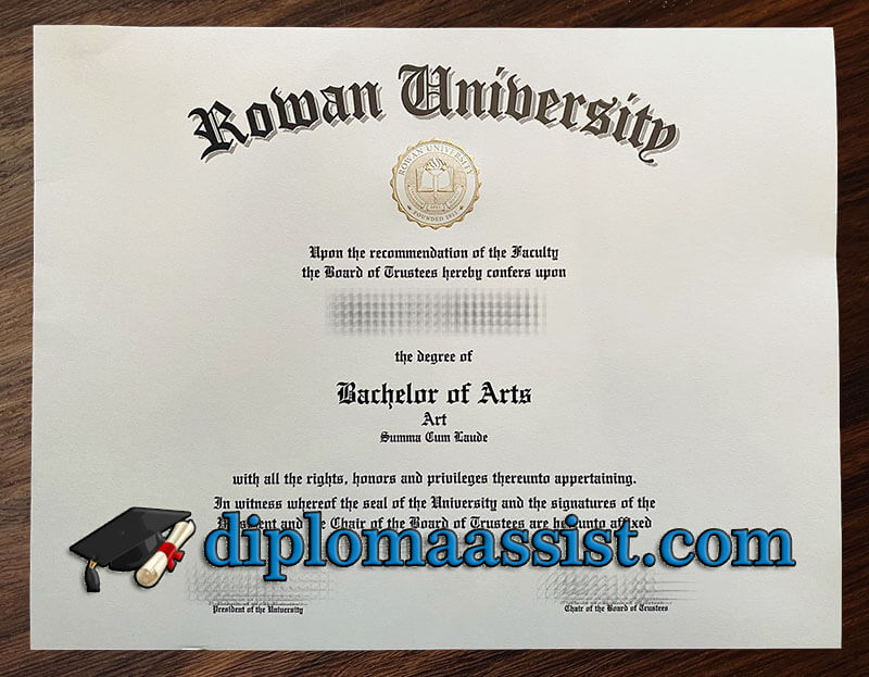 buy Rowan University diploma