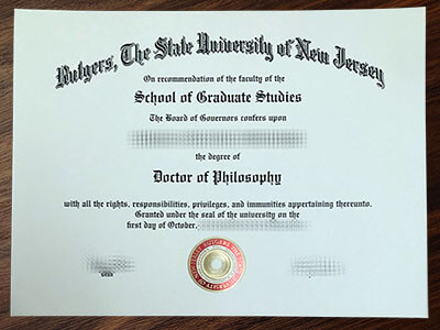 fake Rutgers University diploma