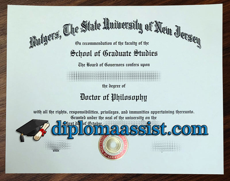 Buy Rutgers University diploma