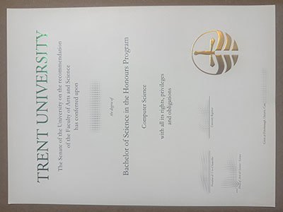Trent University certificate