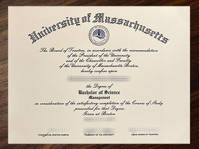 University of Massachusetts Boston diploma