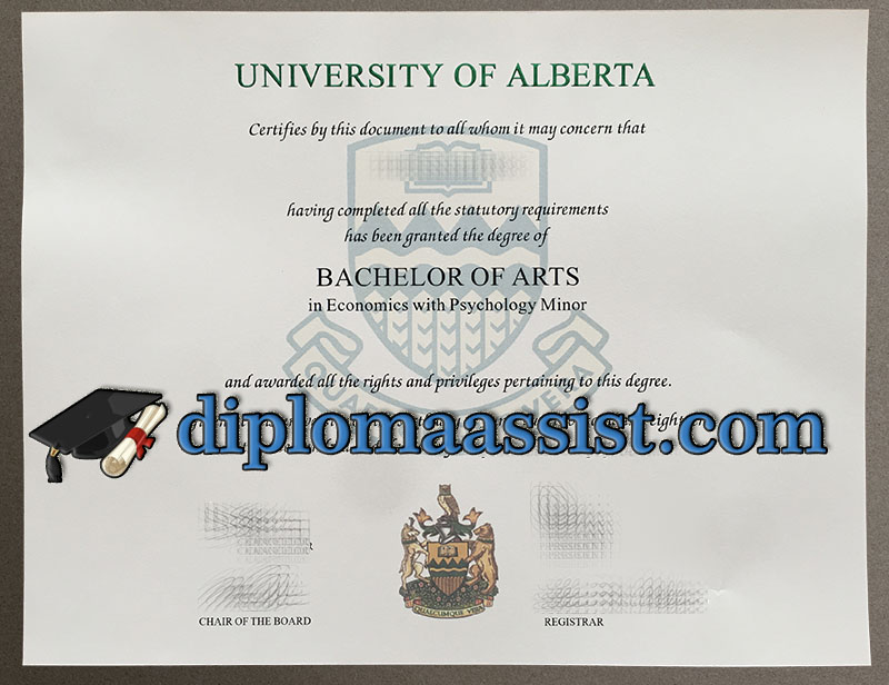buy University of Alberta diploma