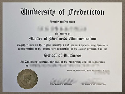 Make University of Fredericton diploma