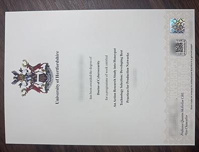 get University of Hertfordshire diploma