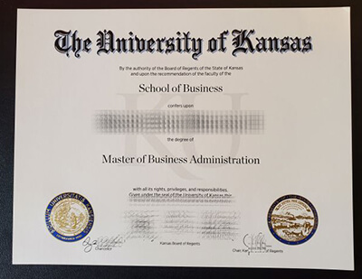 fake University of Kansas diploma