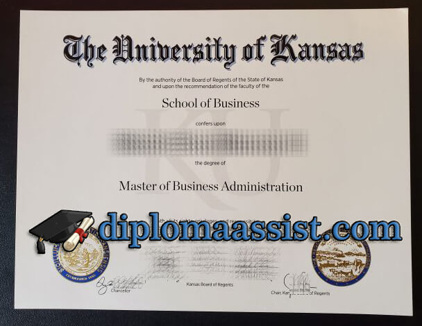 buy University of Kansas diploma