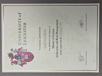 Make University of Leicester diploma