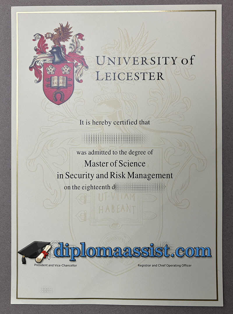 buy University of Leicester diploma