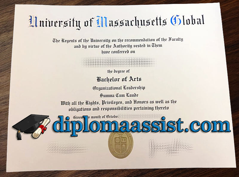 buy University of Massachusetts Global diploma