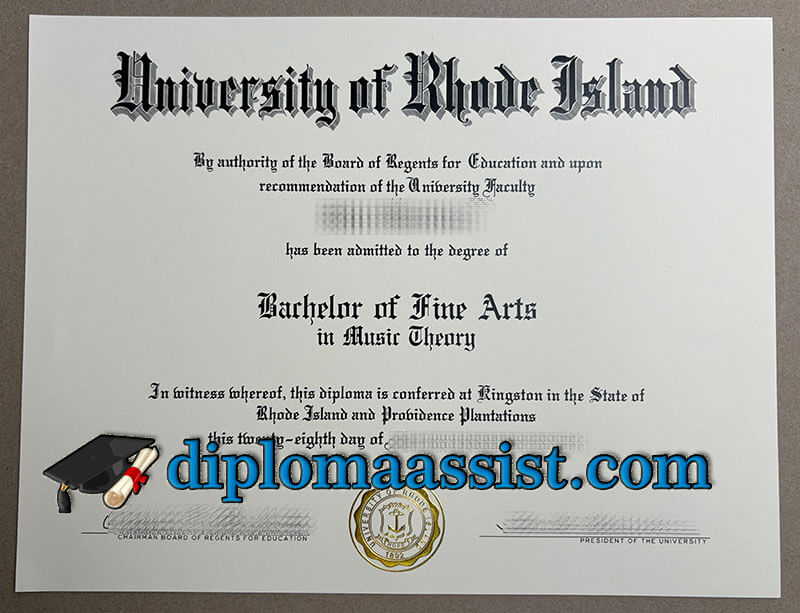 Buy University of Rhode Island diploma