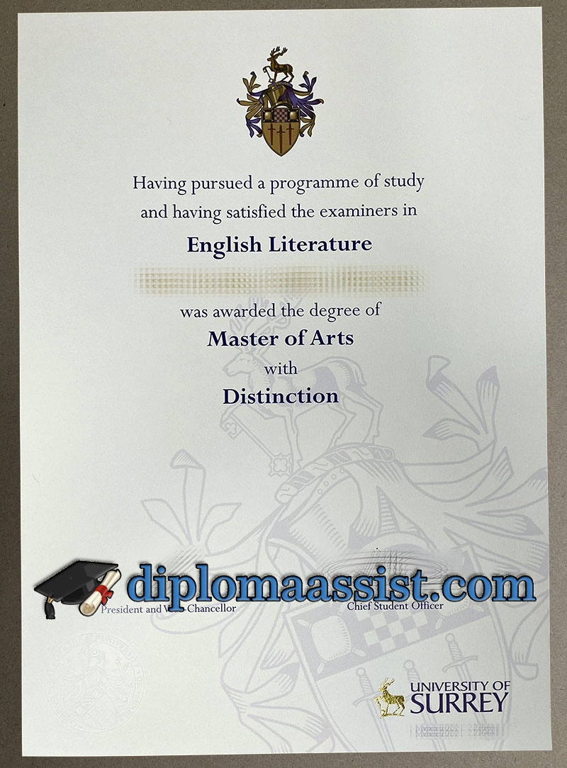 BUY University of Surrey DIPLOMA