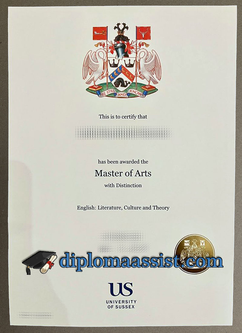 buy University of Sussex diploma