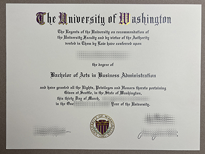 get University of Washington diploma