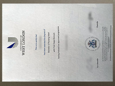 make University of West London diploma