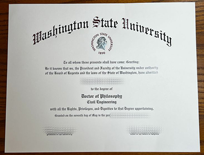 get Washington State University diploma
