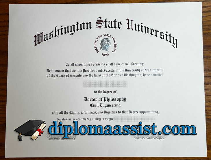 get Washington State University diploma