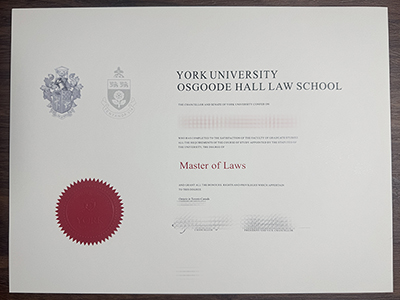 Osgoode Hall Law School diploma