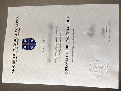 Moore theological College diploma