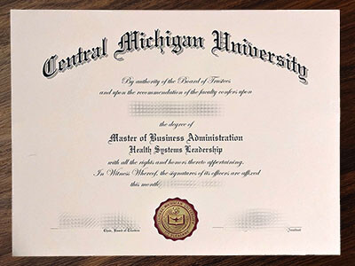 buy Central Michigan University certificate