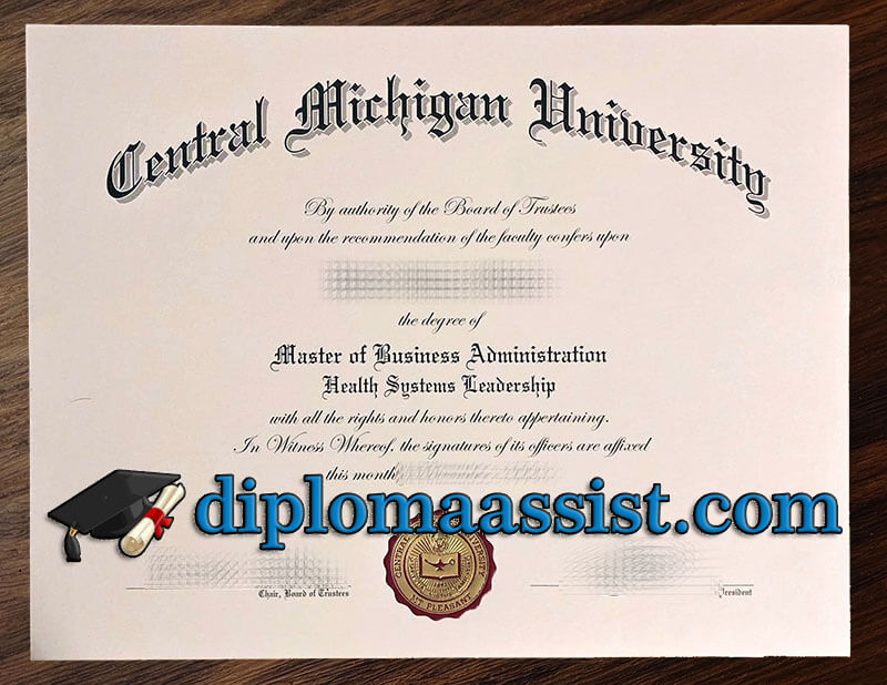 buy Central Michigan University diploma